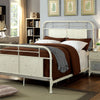 Haldus Cal.King, E.King, & Twin Bed White, Ivory, & Red