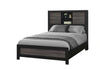 Lisbon Grey/Black Bookcase Bed Group