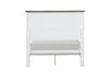 Pinetop Twin & Full Bed White & Blue