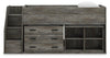 Frandern Loft Bed with Bookcase and Drawer Storage