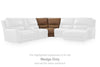 DeepWakes Reclining Sectional with Storage Console
