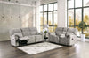 JOSIAS Loveseat, Light Gray Fabric