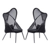 Alverta Foldable Chair Grey & Black (2/Ctn)