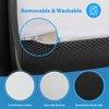 Hollyhock 3" Twin Tri-Fold Memory Foam Topper