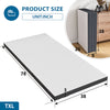 Hollyhock 3" Twin XL Tri-Fold Memory Foam Topper