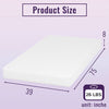 Nasturtium 8" Twin Bamboo Charcoal Infused Memory Foam