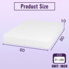 Nasturtium 10" Queen Bamboo Charcoal Infused Memory Foam