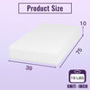 Nasturtium 10" Twin Bamboo Charcoal Infused Memory Foam