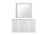 Alina White Mirror with LED