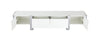 Larvik TV Stand White w/ Silver Frame