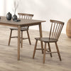 Beale Dining Table Walnut & Black