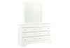POMPEI METALLIC WHITE MIRROR