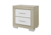 EMMA NATURAL/WHITE NIGHTSTAND