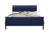 CHARLIE BLUE KING BED WITH LED, DRESSER, MIRROR, NIGHTSTAND