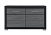 EMMA BLACK/GREY DRESSER