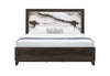 HARMONY BROWN KING BED WITH LED
