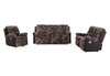 U6028 BROWN RECLINING SOFA/CONSOLE RECLINING LOVESEAT/GLIDER RECLINER