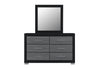 EMMA BLACK/GREY MIRROR