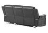 U8879 BLANCHE CHARCOAL PWR REC SOFA W/LED & GLOBAL SURROUND SYSTEM