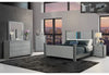 LOGAN SILVER FULL BED GROUP W/ LED AND SPEAKERS