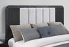 BECKETT WHITE/BLACK KING BED GROUP WITH COOLER & SPEAKER