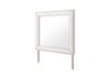 CLARA BEIGE UPHOLSTERED MIRROR