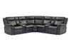 UM02 BLACK SECTIONAL