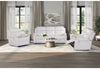 U6026 BLANCHE WHITE REC SOFA W/LED/CONS REC LS W/SPKR&LED/GR W/LED