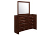 LINDA NEW MERLOT MIRROR