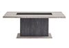 D8030 DINING TABLE WITH STORAGE DRAWERS AND STORAGE DOOR