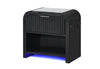 BECKETT WHT/BLK NIGHTSTAND W/LED & SPEAKER