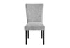 D1319 BLK/WHT DINING TABLE, 4 D1319 LT GREY DC & D1319 LT GREY BN