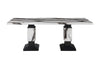 D12 DINING TABLE AND 6 DINING CHAIRS