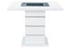 MONACO WHITE BAR TABLE + 6 MONACO BS-N