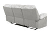 U6028 GREY RECLINING SOFA