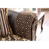 Quirino Light Brown/Dark Brown Sofa