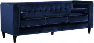 Meridian Taylor Velvet Sofa in Navy 642Navy-S image