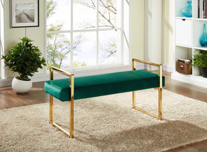 Meridian Olivia Bench in Green 111Green image