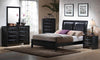 Briana Black Transitional Queen Bed image