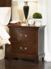 Tatiana Transitional Two-Drawer Nightstand image