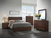 Edmonton Transitional Rustic Tobacco Eastern King Bed image