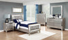 Leighton Contemporary Metallic Twin Bed image