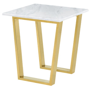 Meridian Cameron End Table in Gold 212-E image