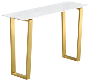 Meridian Cameron Console Table in Gold 212-S image