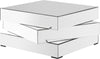 Meridian Furniture Haven Coffee Table in Silver 228-C image