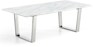 Meridian Furniture Carlton Coffee Table in Chrome 235-C image