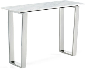 Meridian Furniture Carlton Console Table in Chrome 235-S image