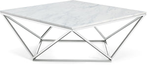 Meridian Furniture Skyler Coffee Table in Chrome 244-C image
