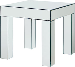 Meridian Furniture Lainy End Table in Mirrored 249-E image