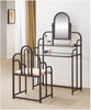 G300180 Contemporary Beige and Metal Vanity image